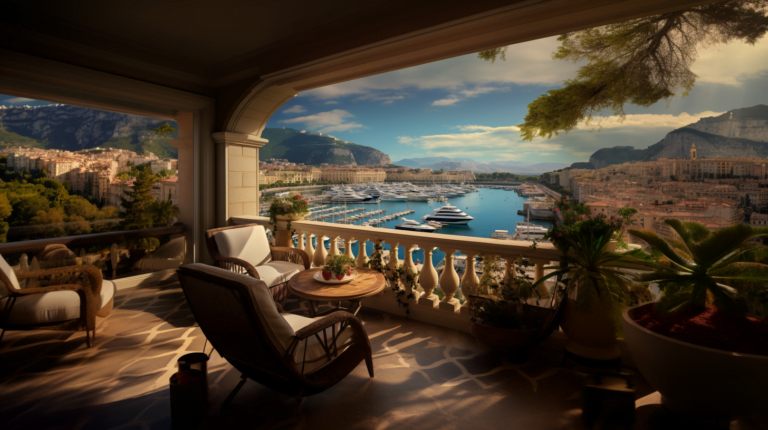 luckyimages Monte Carlo marina view from balcony highly detaile 17fc41f9 722f 4376 ab0d 1e2378492b5d